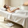 Disposable Guest Slippers, 4 Pairs Individually Packaged – White, Soft, Universal for Hotel, Spa, Travel, Party & Home