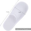24 Pairs Disposable Spa Slippers, White, Closed Toe
