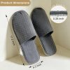 16 Pairs Individually Wrapped Disposable Travel Slippers for Guests