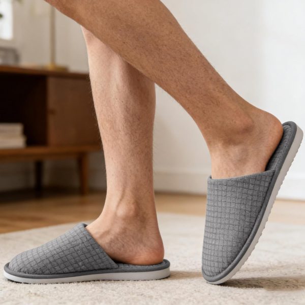 12-20 Pairs Disposable Guest Slippers, Non-Slip & Washable, Indoor/Outdoor Hotel Spa Travel